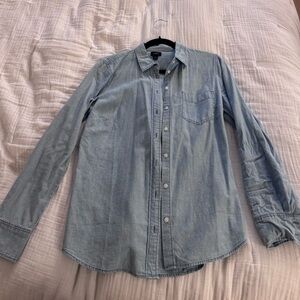 Jcrew Light Blue Denim Shirt